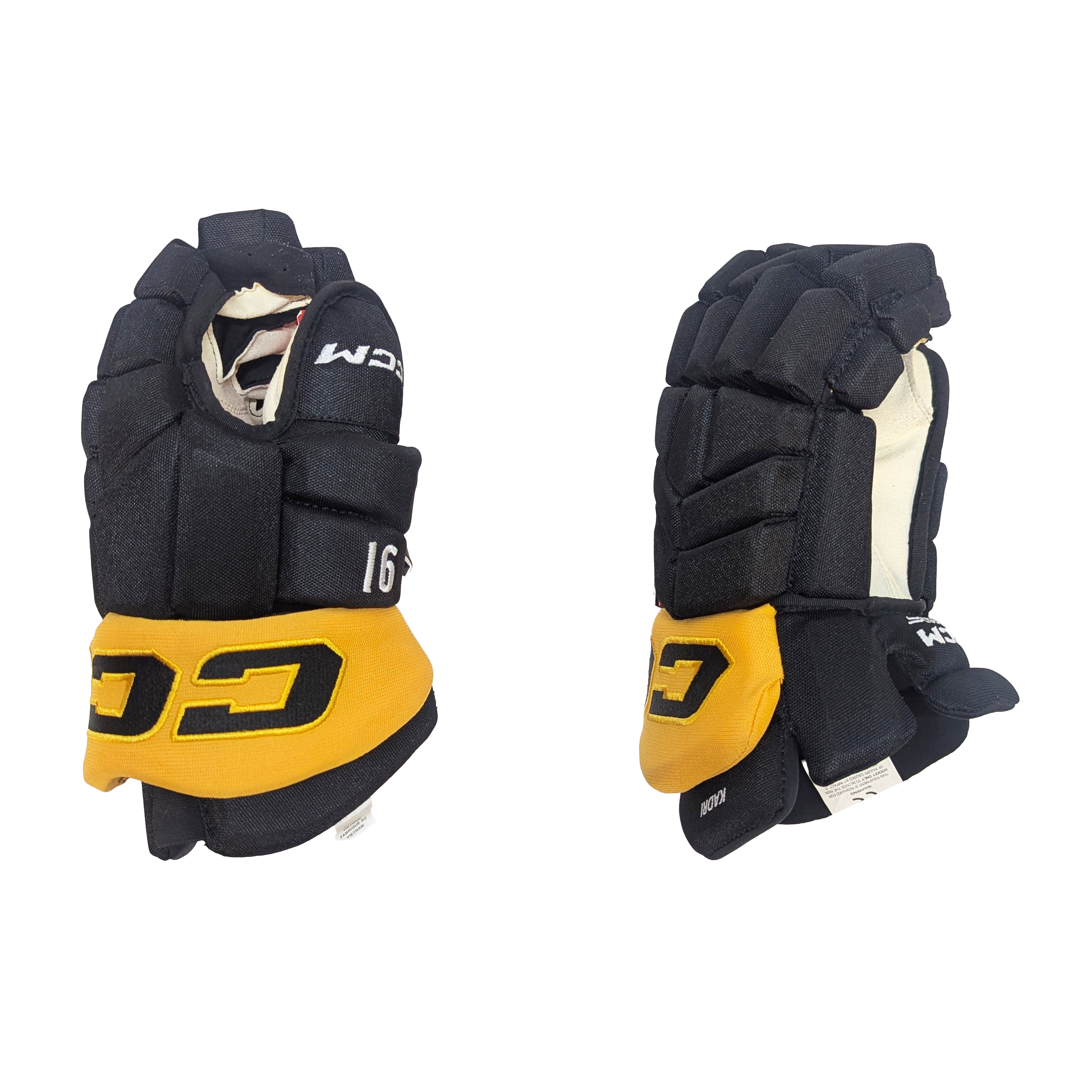 CCM HGTKXP - 2024 NHL All-Star Game Glove - Nazem Kadri (Black/Yellow)